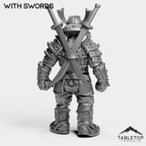 Tabletop Terrain Miniature Panda Heavy Female