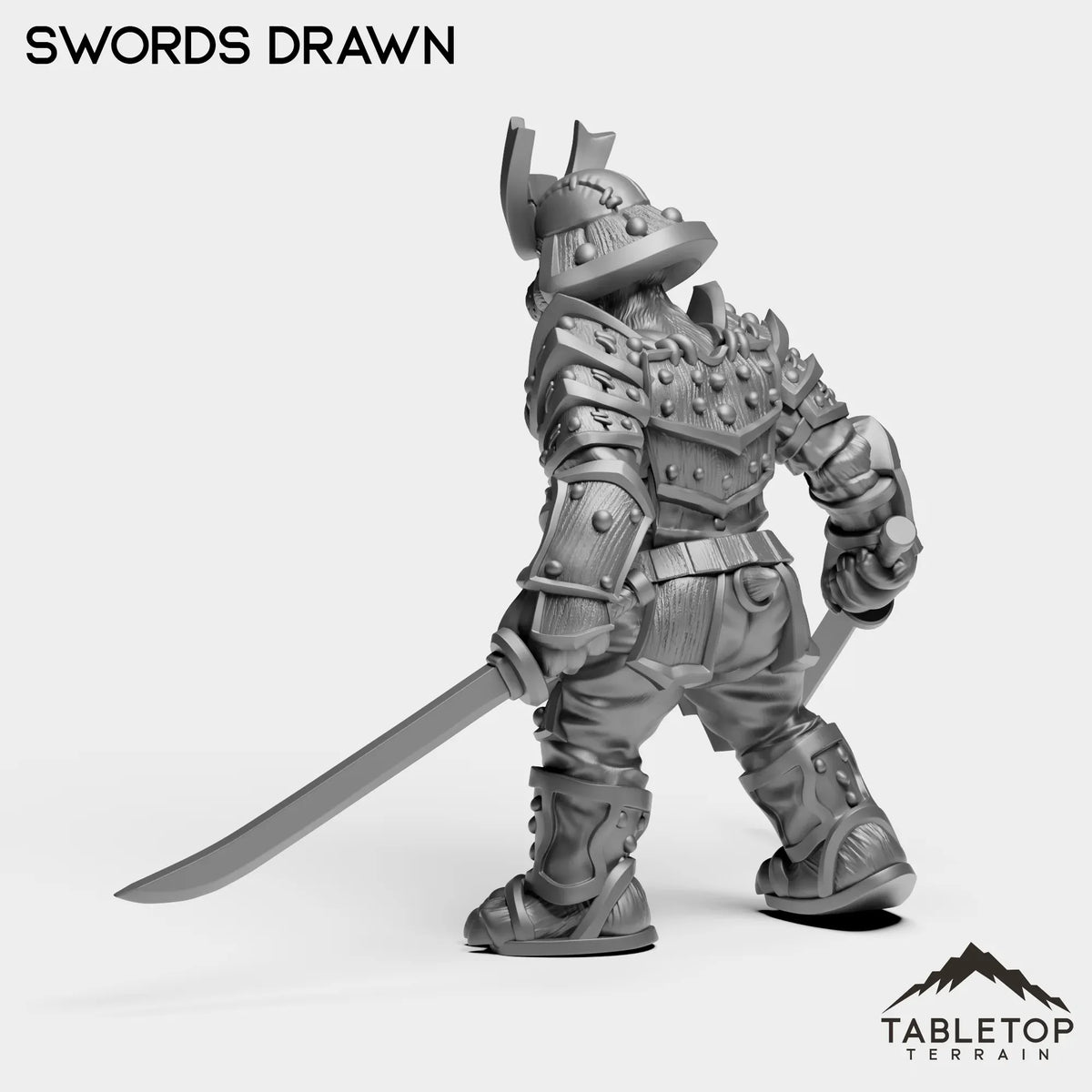 Tabletop Terrain Miniature Panda Heavy Female
