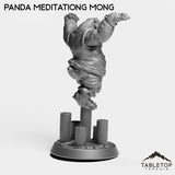 Tabletop Terrain Miniature Panda Meditating Monk