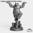 Tabletop Terrain Miniature Panda Meditating Monk