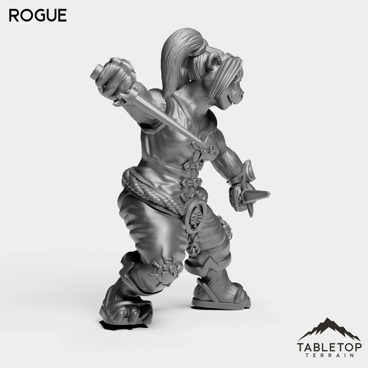 Tabletop Terrain Miniature Panda Starter Female