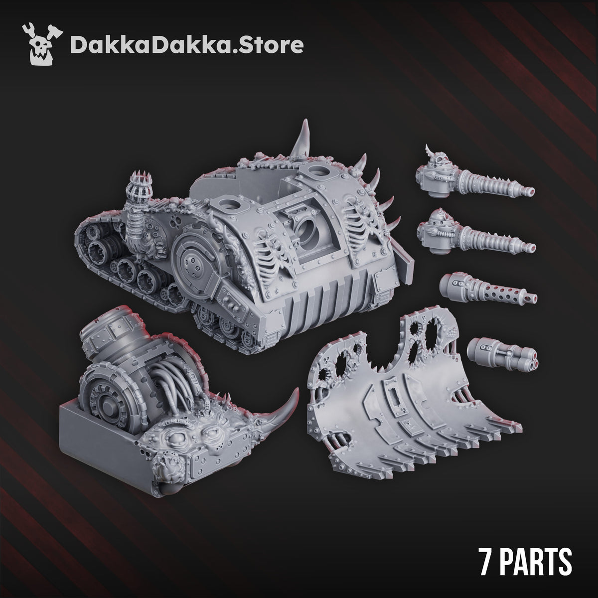 Tabletop Terrain Miniature Pandemic Creeper Tank