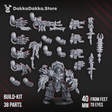 Tabletop Terrain Miniature Pandemic Destroyer Squad (build kit)