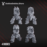 Tabletop Terrain Miniature Pandemic Destroyer Squad (build kit)