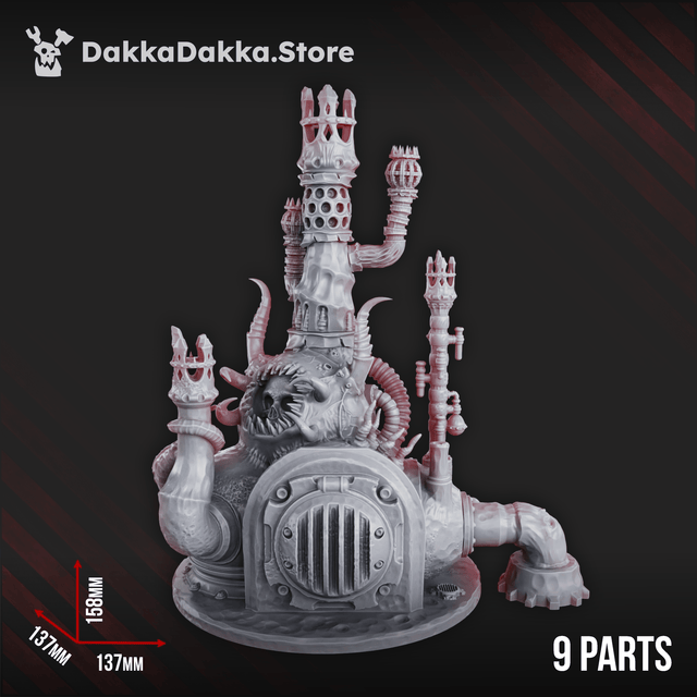 Tabletop Terrain Miniature Pandemic Furnace