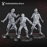 Tabletop Terrain Miniature Pandemic Zombies Squad x10