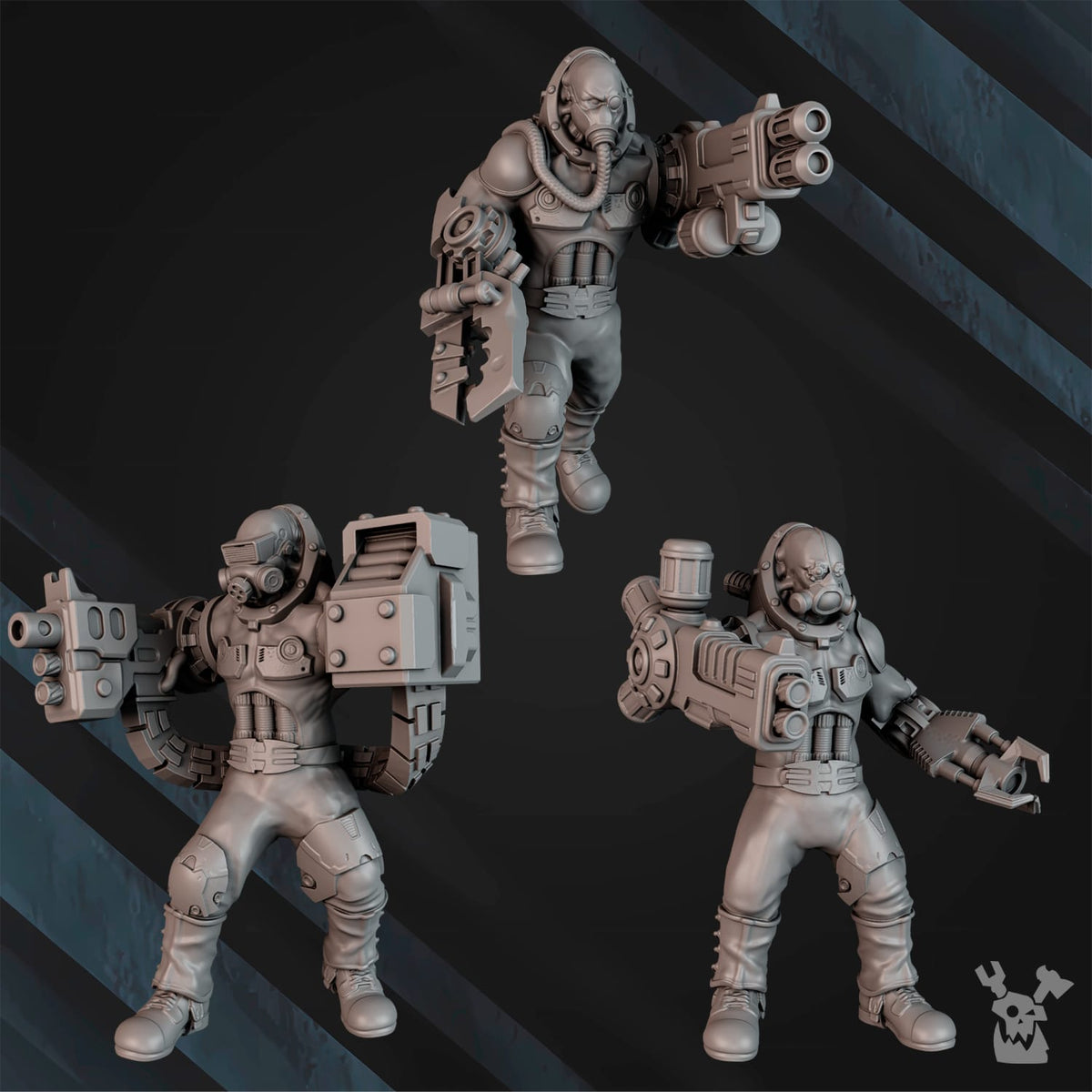 Tabletop Terrain Miniature Paraklet Servo Squad