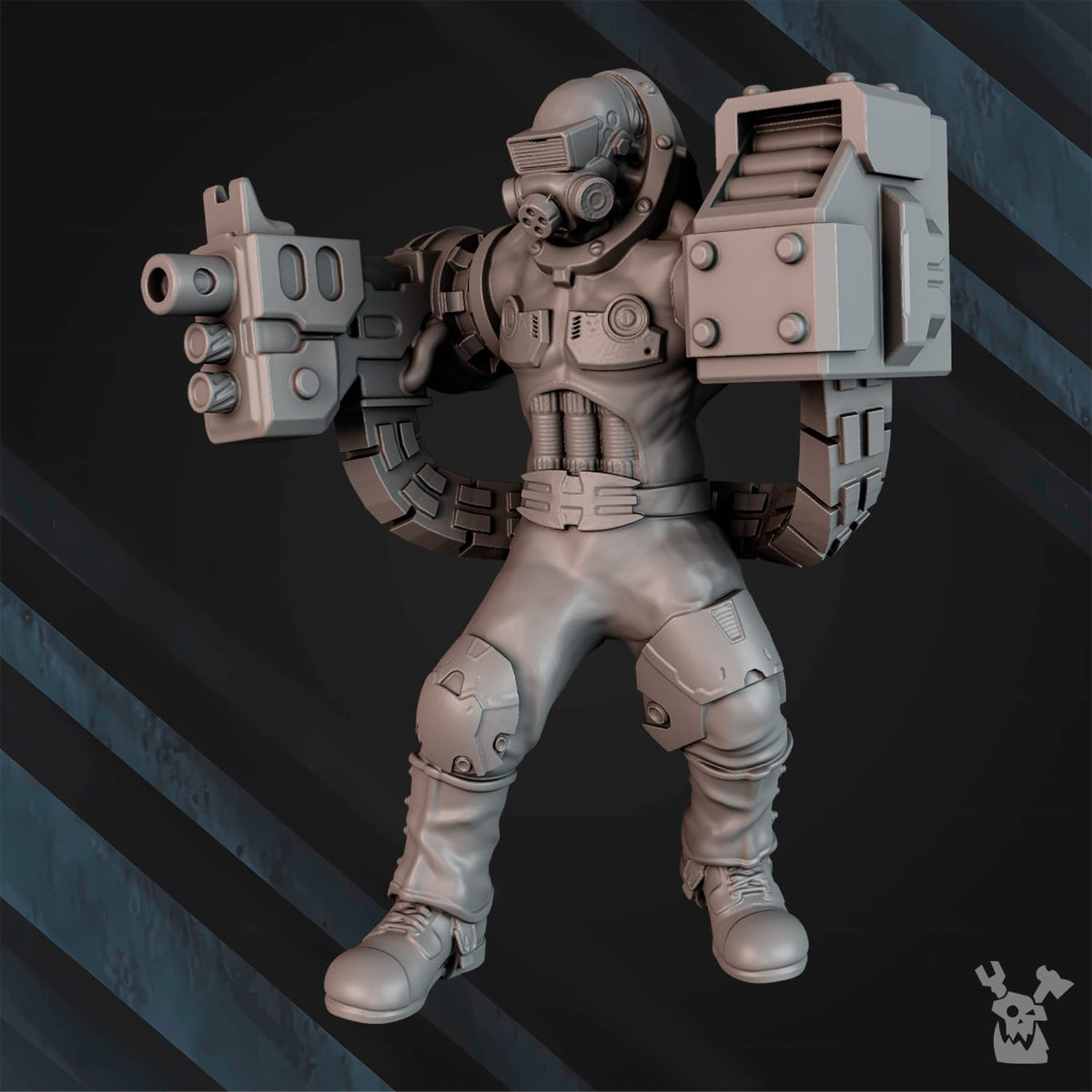 Tabletop Terrain Miniature Paraklet Servo Squad
