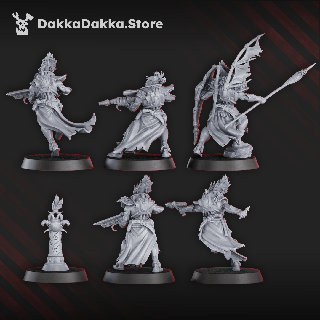 Tabletop Terrain Miniature Parlous Hermits (build kit)
