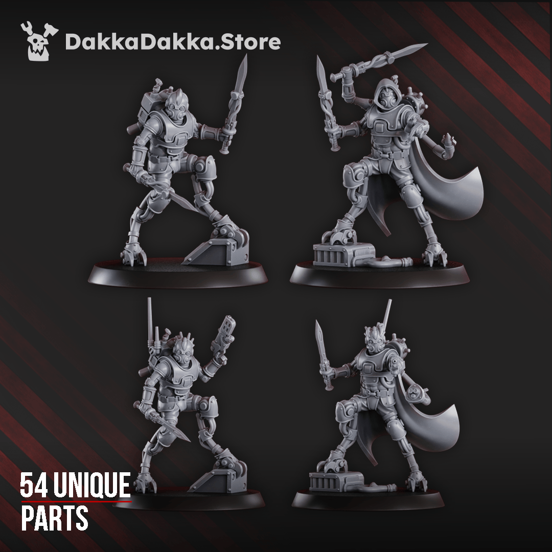 Tabletop Terrain Miniature Persecutors Contrakeens - Shredkeens (build kit)