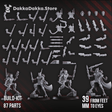 Tabletop Terrain Miniature Persecutors Contrakeens - Shredkeens (build kit)
