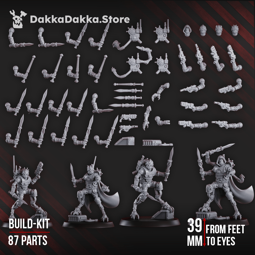 Tabletop Terrain Miniature Persecutors Contrakeens - Shredkeens (build kit)