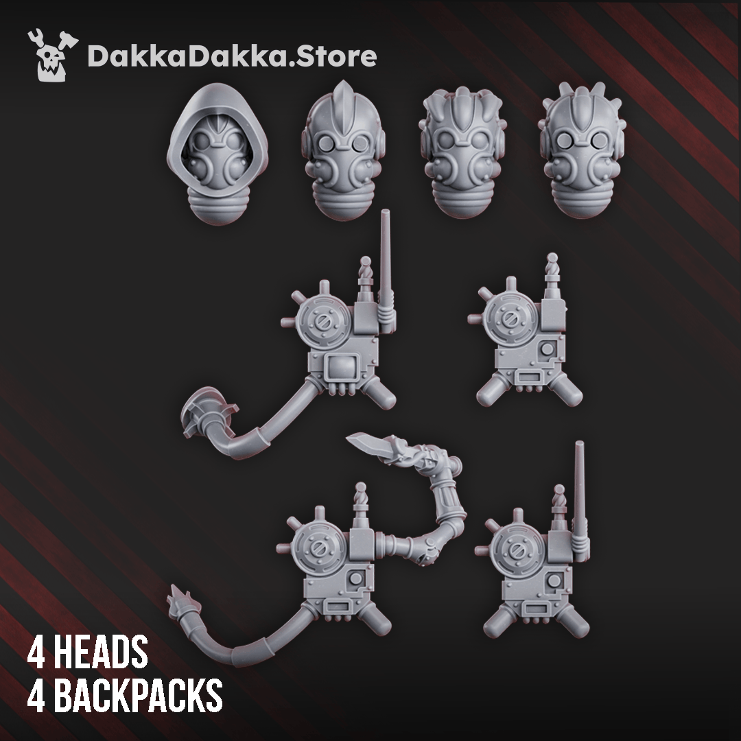 Tabletop Terrain Miniature Persecutors Contrakeens - Shredkeens (build kit)