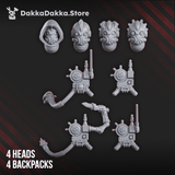 Tabletop Terrain Miniature Persecutors Contrakeens - Shredkeens (build kit)