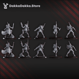 Tabletop Terrain Miniature Persecutors Contrakeens Squad (x10)