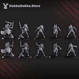 Tabletop Terrain Miniature Persecutors Shredkeens Squad (x10)