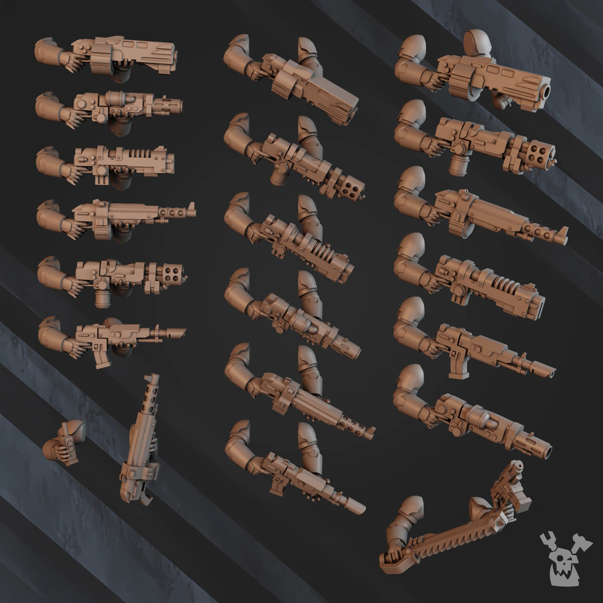 Tabletop Terrain Miniature Phaethon Infantry Squad (build kit)