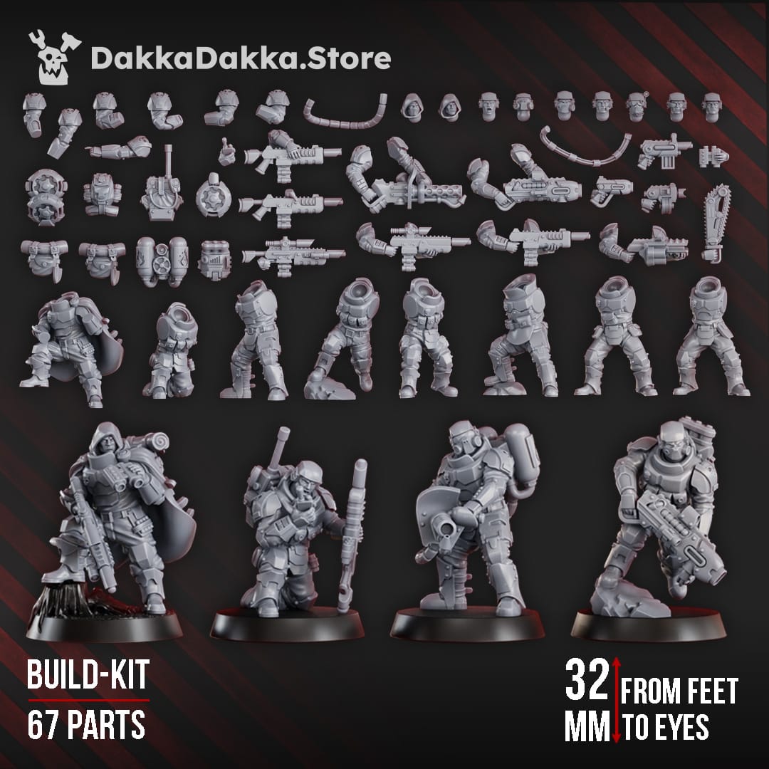 Tabletop Terrain Miniature Phaeton Guard Special Forces (build kit) (2025 May Release)