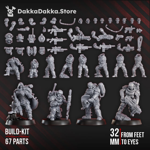Tabletop Terrain Miniature Phaeton Guard Special Forces (build kit) (2025 May Release)