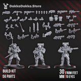 Tabletop Terrain Miniature Phaeton Guard Special Forces (build kit) (2026 February Release)