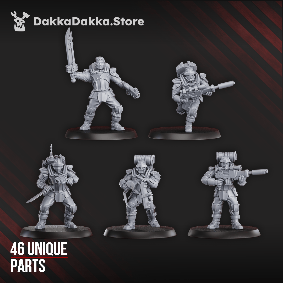 Tabletop Terrain Miniature Phaeton Guard Special Forces (build kit) (2026 February Release)