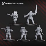Tabletop Terrain Miniature Phaeton Guard Special Forces (x5)