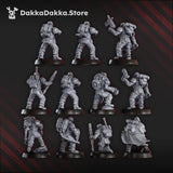 Tabletop Terrain Miniature Phaeton Guard Special (x11)