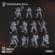Tabletop Terrain Miniature Phaeton Guard Special (x11)