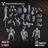 Tabletop Terrain Miniature Phaeton Special Forces Masters Squad (Build kit)