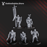 Tabletop Terrain Miniature Phaeton Special Forces Masters Squad (x5)