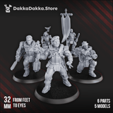 Tabletop Terrain Miniature Phaeton Special Forces Masters Squad (x5)