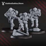 Tabletop Terrain Miniature Phaeton Special Forces Unit (x9)