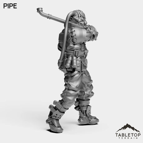 Tabletop Terrain Miniature Pipe - Strike Team Omega & Almighty Friends