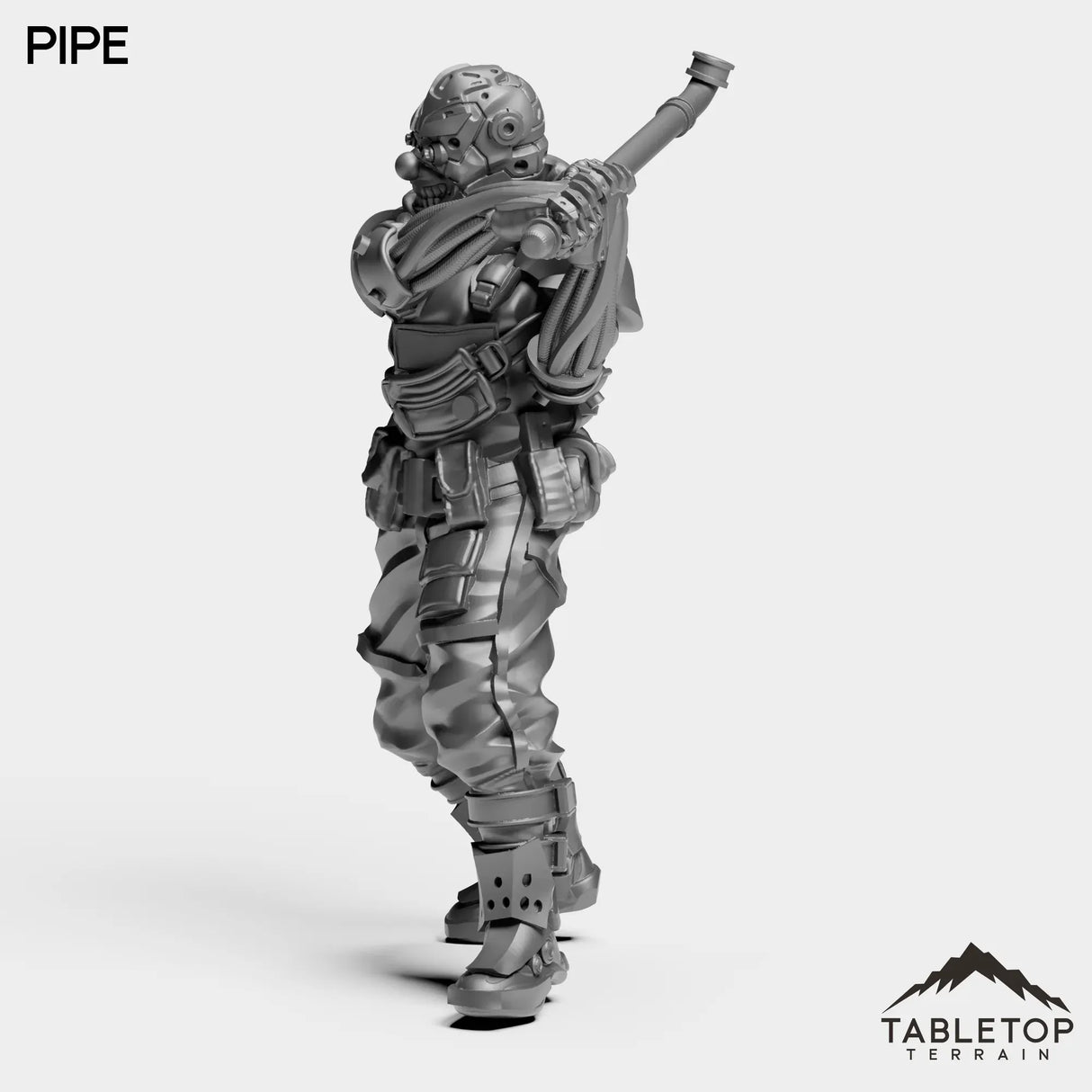Tabletop Terrain Miniature Pipe - Strike Team Omega & Almighty Friends
