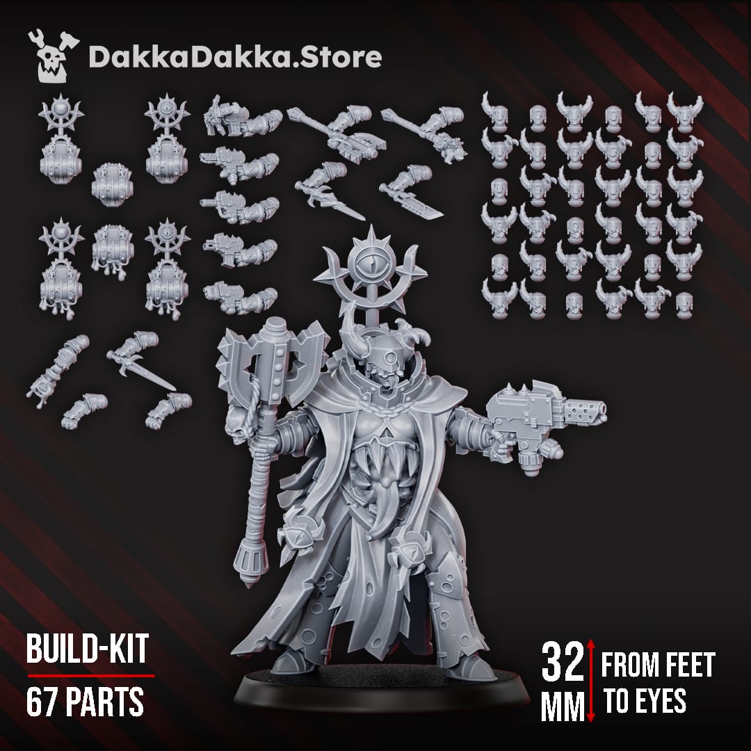 Tabletop Terrain Miniature Piper The Cursed (build-kit)