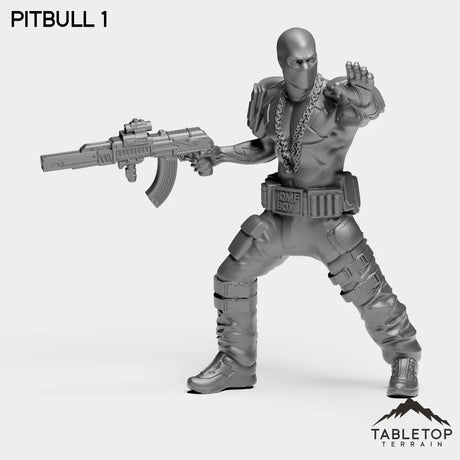 Tabletop Terrain Miniature PitBull 1 PitBulls - The B-Mob