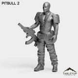 Tabletop Terrain Miniature PitBull 2 PitBulls - The B-Mob