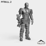 Tabletop Terrain Miniature PitBulls - The B-Mob