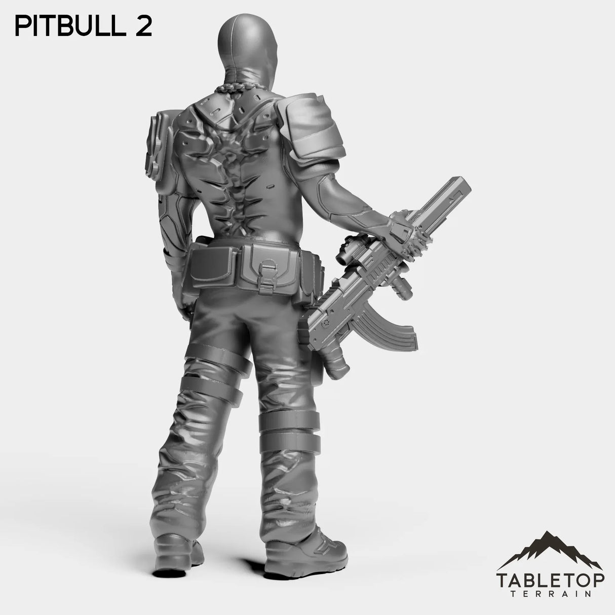 Tabletop Terrain Miniature PitBulls - The B-Mob