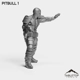 Tabletop Terrain Miniature PitBulls - The B-Mob