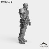 Tabletop Terrain Miniature PitBulls - The B-Mob