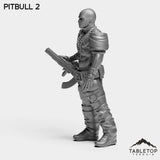 Tabletop Terrain Miniature PitBulls - The B-Mob