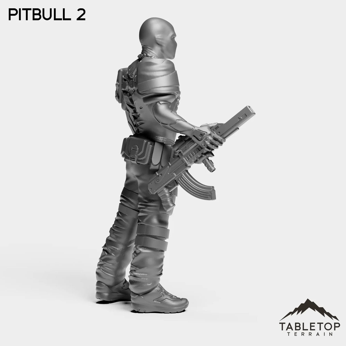 Tabletop Terrain Miniature PitBulls - The B-Mob