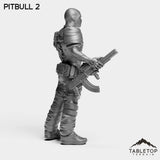 Tabletop Terrain Miniature PitBulls - The B-Mob