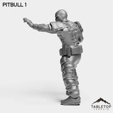 Tabletop Terrain Miniature PitBulls - The B-Mob