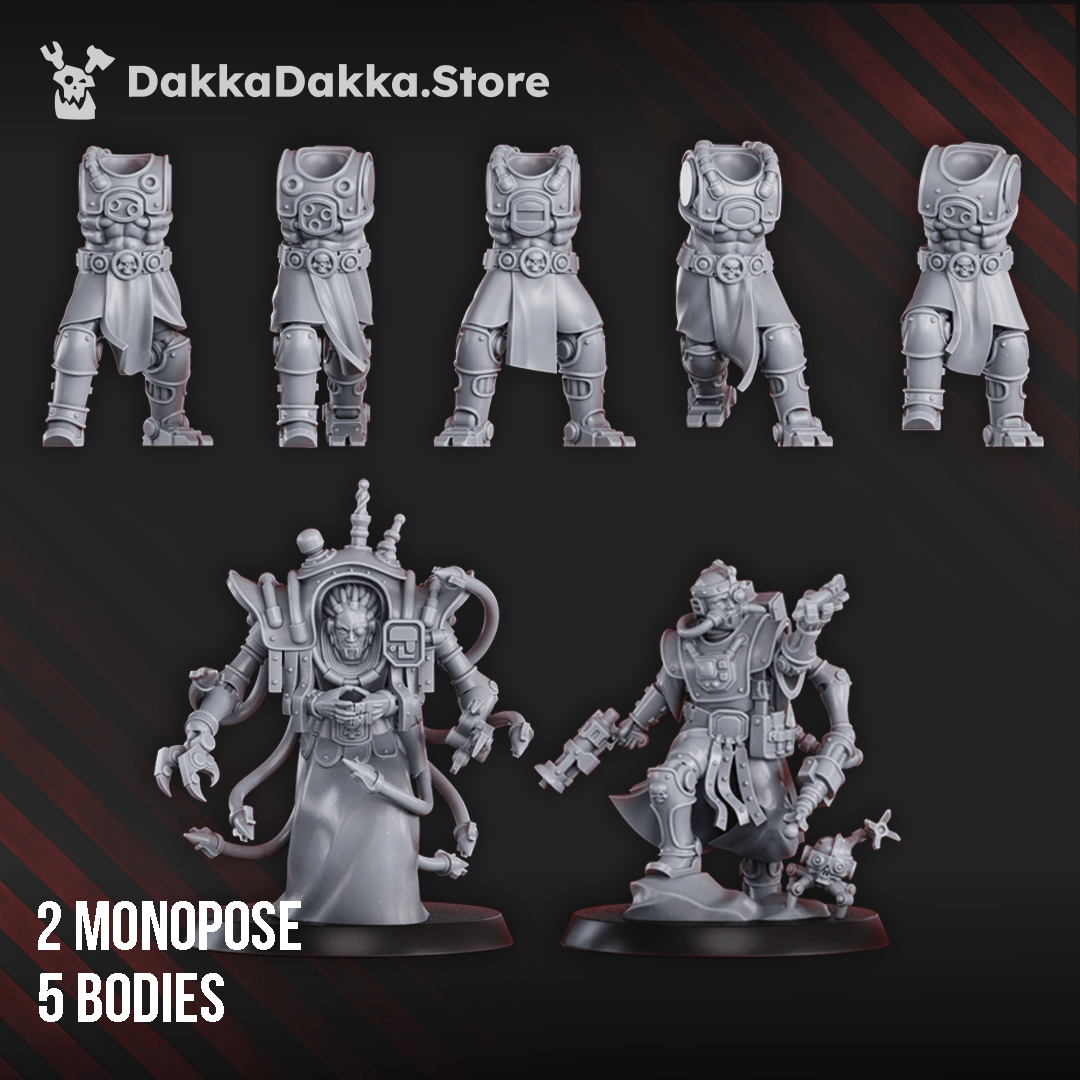 Tabletop Terrain Miniature Pluto's Mechanized Liquidation Team (build-kit)