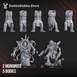 Tabletop Terrain Miniature Pluto's Mechanized Liquidation Team (build-kit)