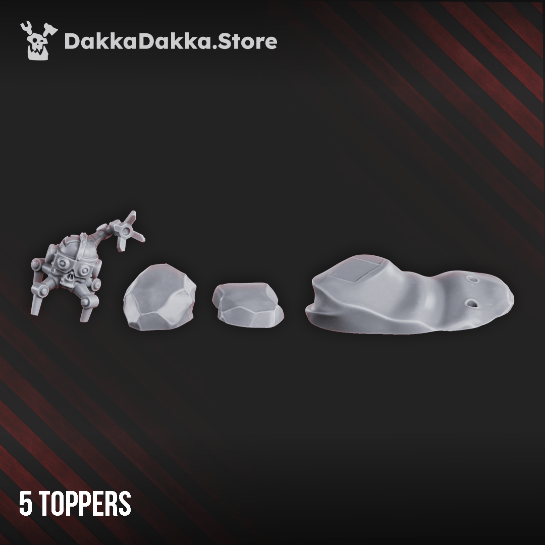 Tabletop Terrain Miniature Pluto's Mechanized Liquidation Team (build-kit)