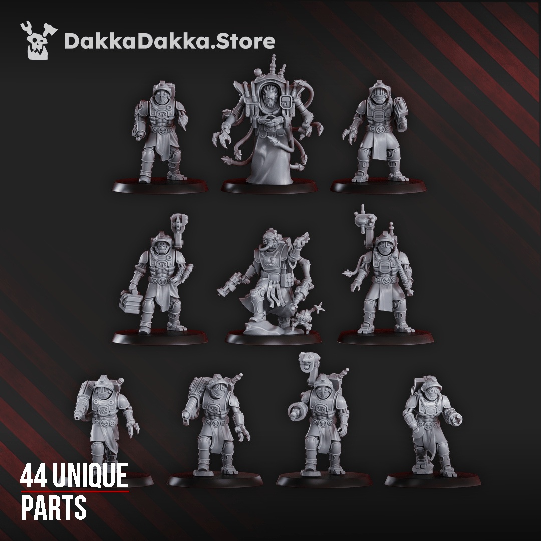 Tabletop Terrain Miniature Pluto's Mechanized Liquidation Team (build-kit)