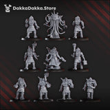 Tabletop Terrain Miniature Pluto's Mechanized Liquidation Team Squad (x10)